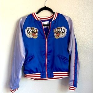 Satin Bomber jacket